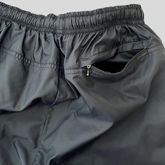 Vtg Y2K Nike Womens Nylon Track Pants12-14 Swoosh Streetwear Hip Hop 80s 90s - Picture 10 of 16